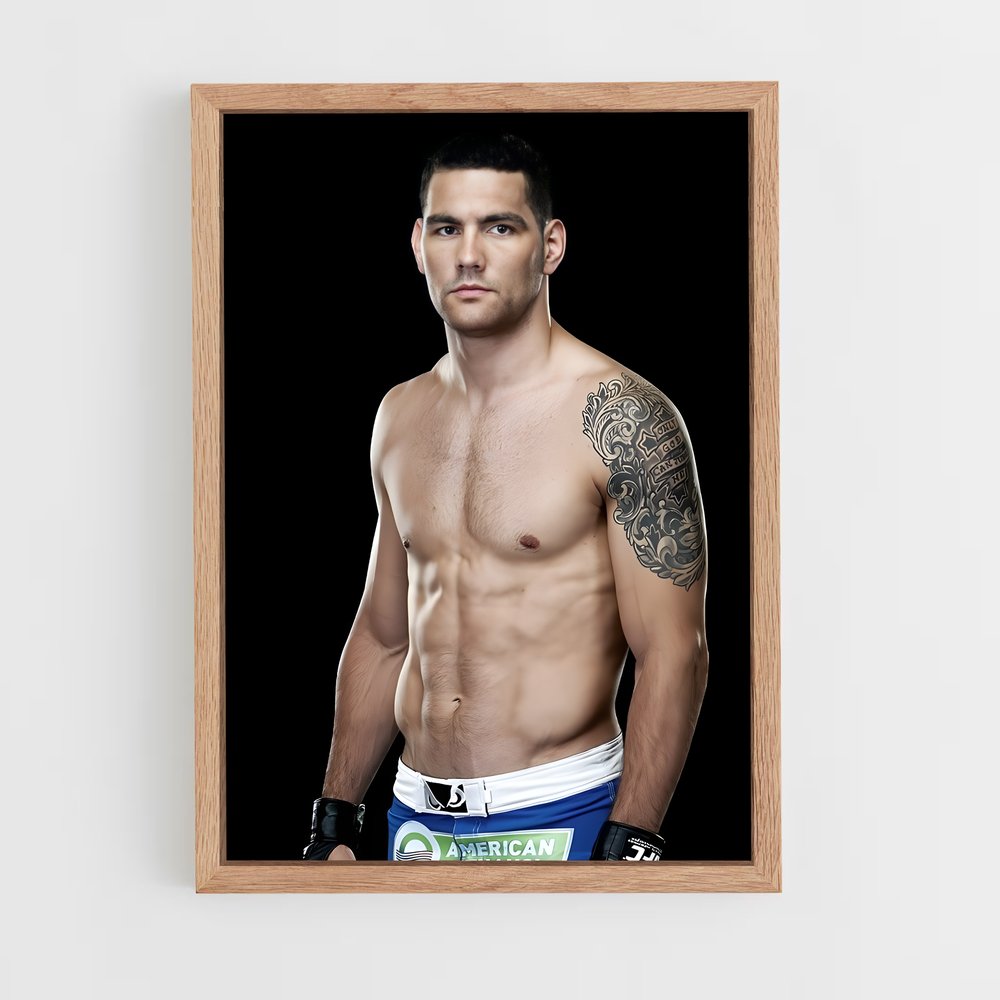 Poster Chris weidman – affiche MMA (vue 4)